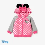 Disney Mickey and Friends Baby Girls Cotton Character Pattern 1 Pop Ears Plush Jacket or 1 Pants or 1 Romper  Roseo
