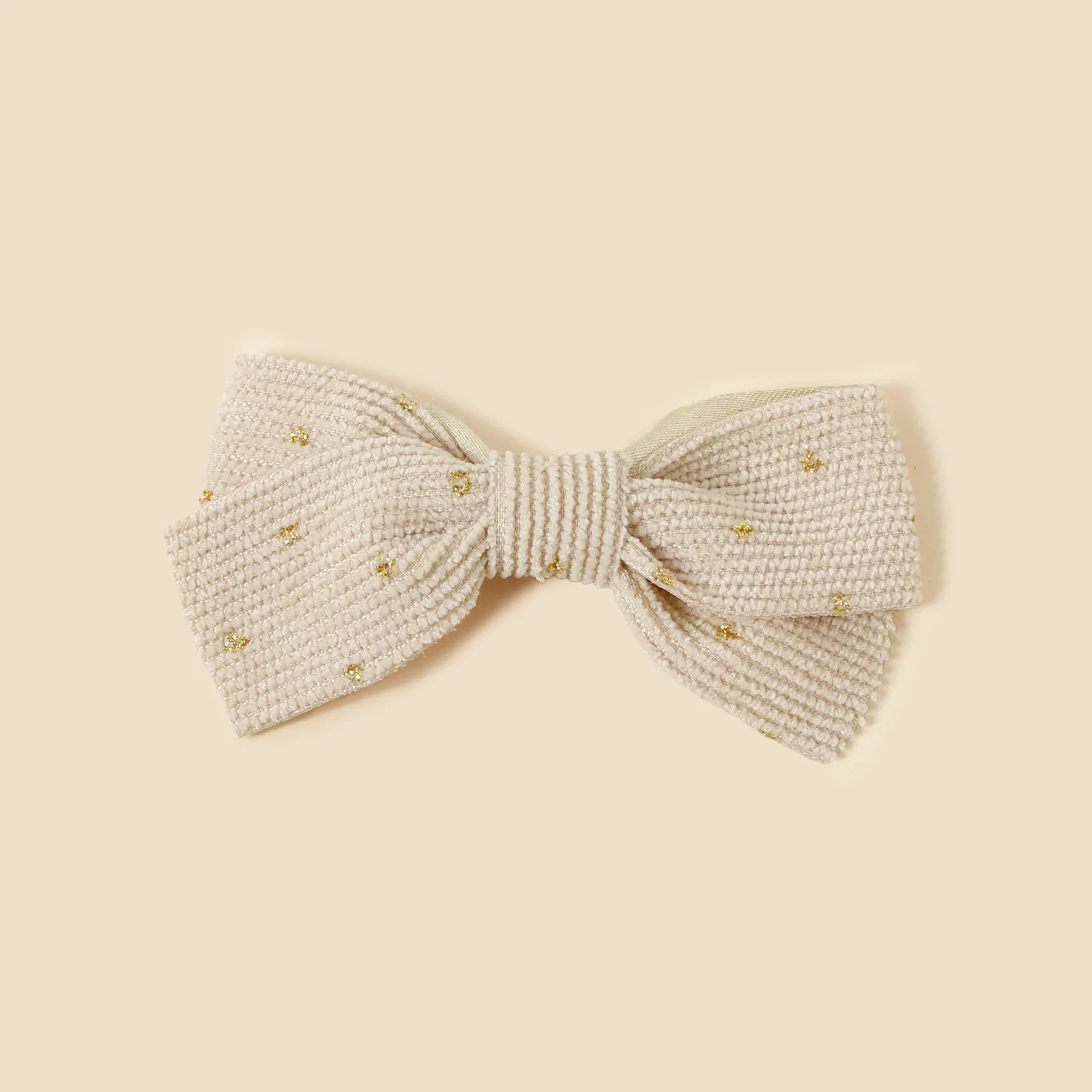 3-pack Toddler/kids Corduroy web bow hair clip  image 3