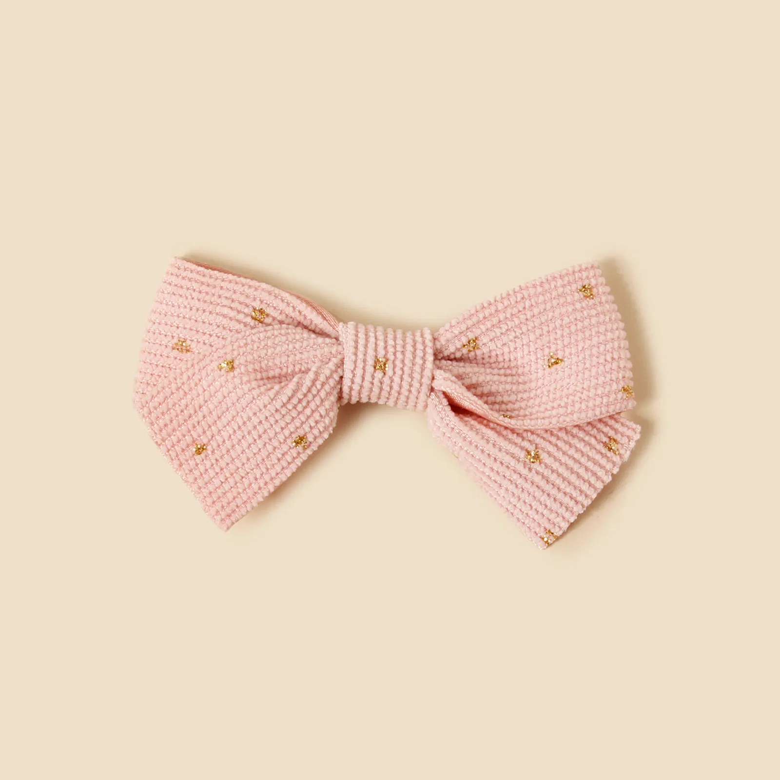 3-pack Toddler/kids Corduroy web bow hair clip  image 2