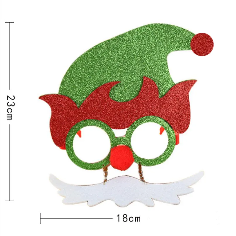 Kids/adult must Christmas festival atmosphere decorative glasses Color-A big image 1