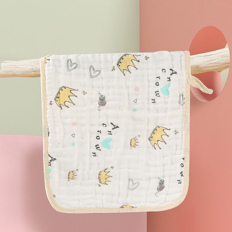 

100% Cotton Upgraded Version with Hook Washable Baby Bath Towel