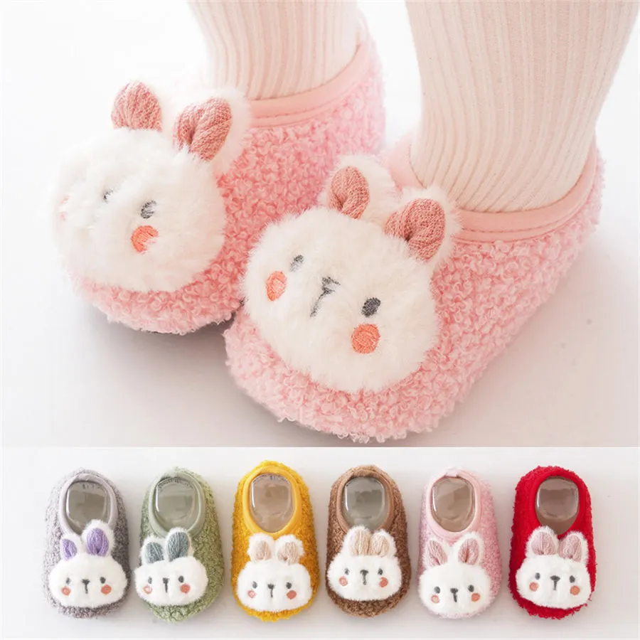 Baby/toddler Childlike Plush bunny floor socks