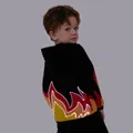Go-Glow Illuminating Jacket with Light Up Flames Including Controller (Built-In Battery) Black image 1