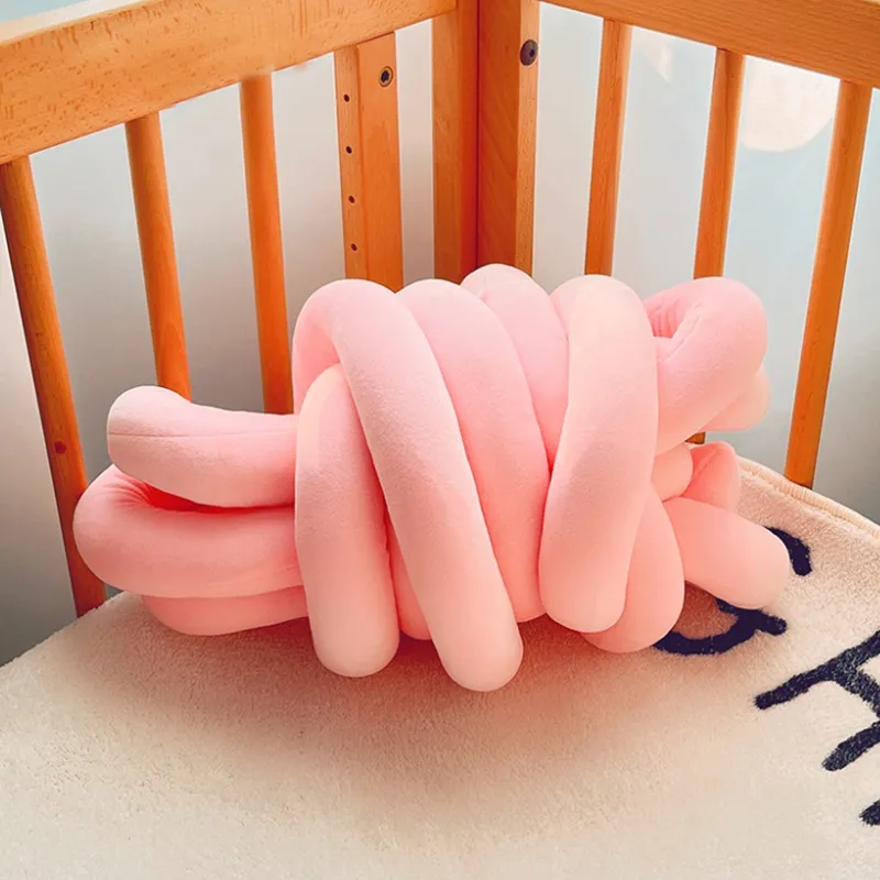 DIY Handmade Crystal Velvet Braided Thread, Ideal for Making Baby Cot Bumper, Blanket, Seat Cushion and Pillow Pink big image 1
