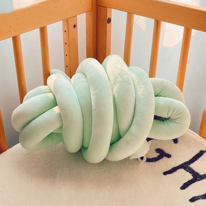 DIY Handmade Crystal Velvet Braided Thread, Ideal for Making Baby Cot Bumper, Blanket, Seat Cushion and Pillow Mint Green