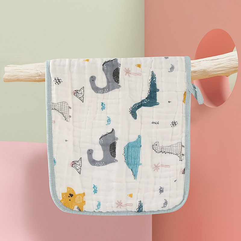 

100% Cotton Upgraded Version with Hook Washable Baby Bath Towel