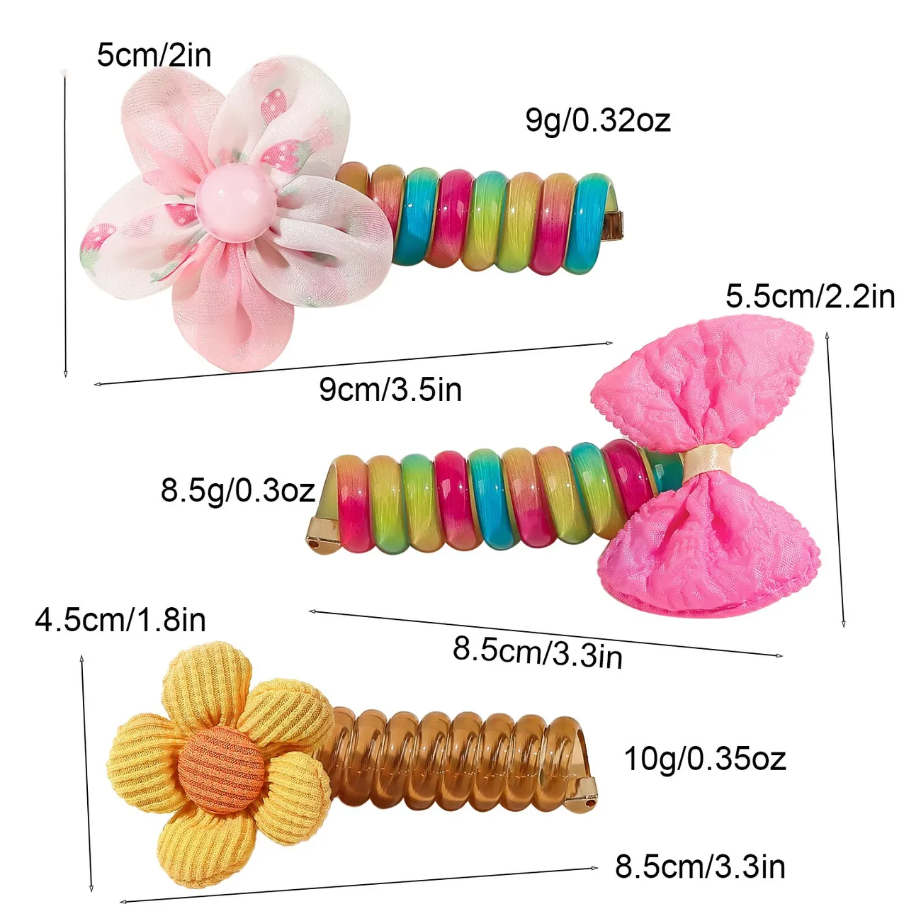 5-pack Toddler/kids Sweet Headband for Girl Pink big image 1