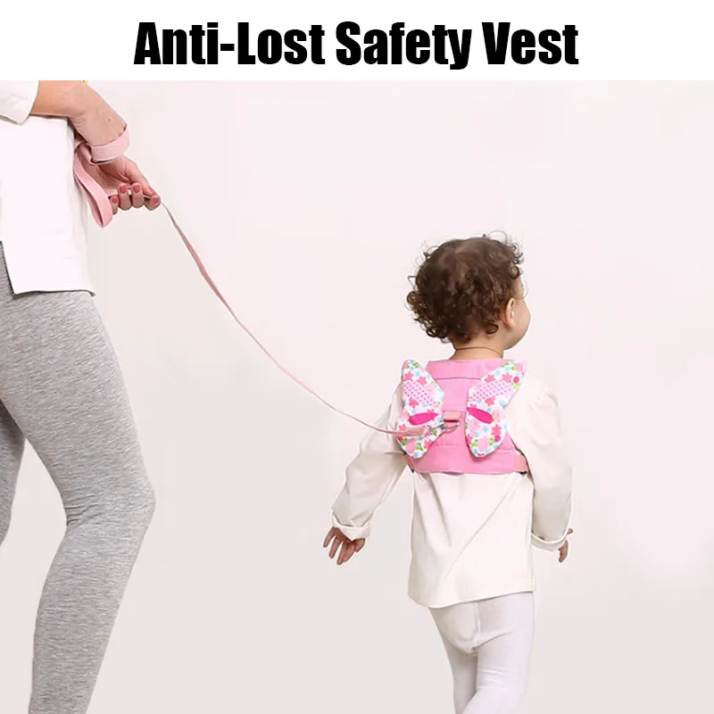 Child Anti-Lost Harness with 1.5m Tether Pink big image 1