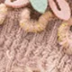 Leggings de dobladillo de hongos de color sólido populares para bebés / niños pequeños Rosa claro