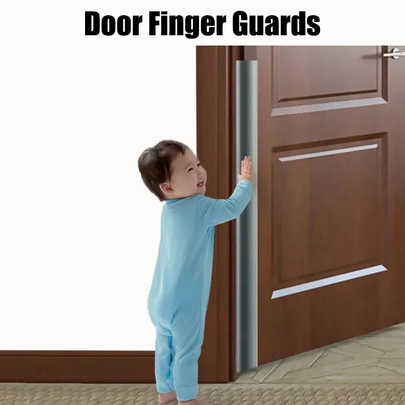 Childproof Door Safety Guard Strip with Finger Pinch Prevention