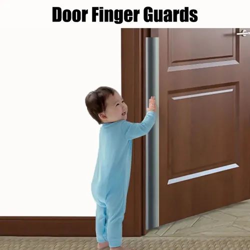 Childproof Door Safety Guard Strip with Finger Pinch Prevention
