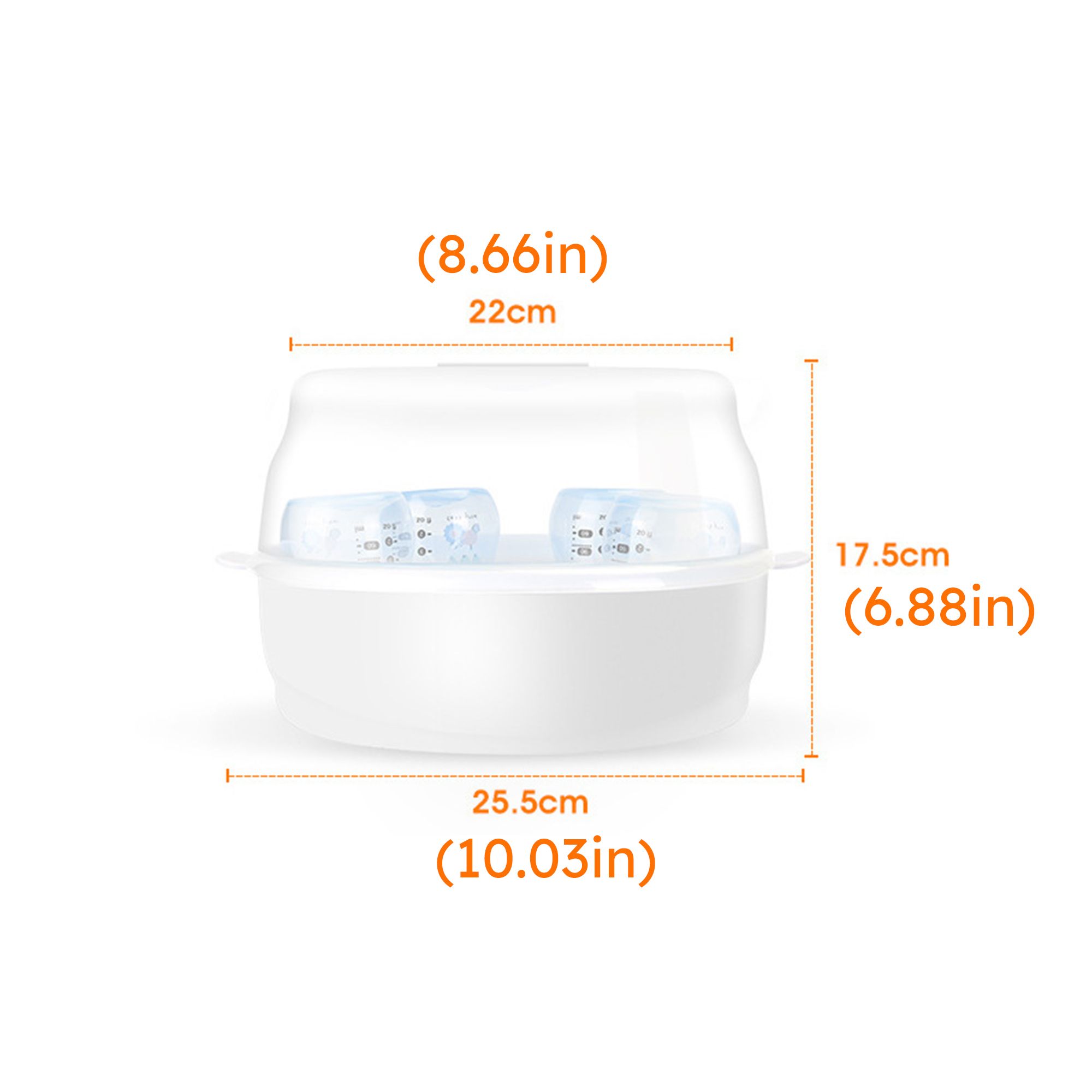 Baby Bottle Sterilizer Box For Microwave