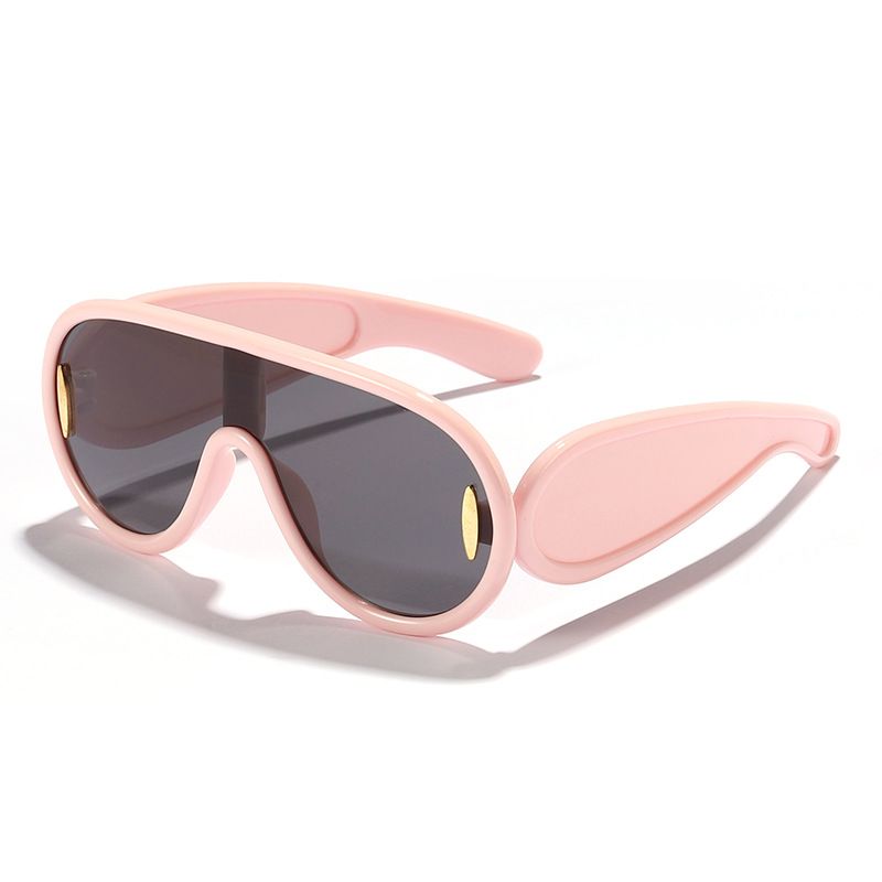 Toddler/kids Fashionable One-piece Large-frame Children's Sunglasses (packed In Velvet Bag)