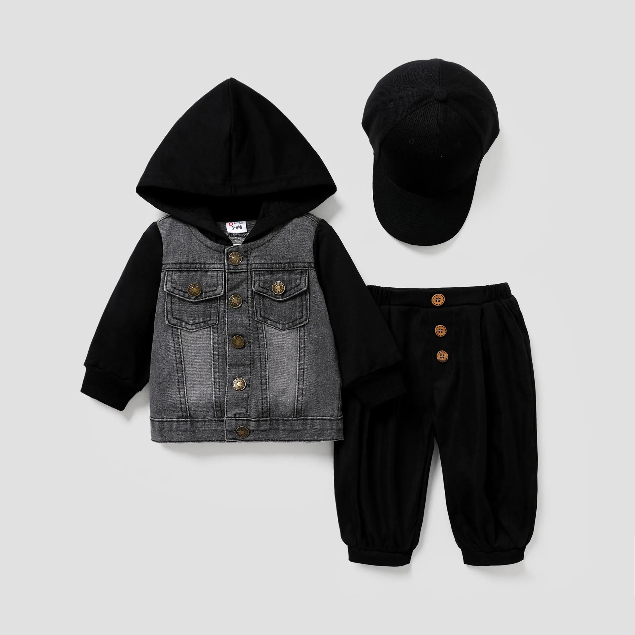 Baby Boy/Girl Casual Solid Loose Fit Pants  image 2