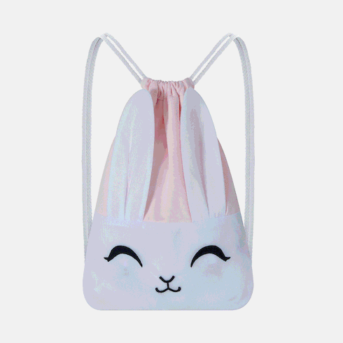 Go-Glow Light Up Rabbit Backpack Including Controller (Built-In Battery) PinkyWhite big image 2