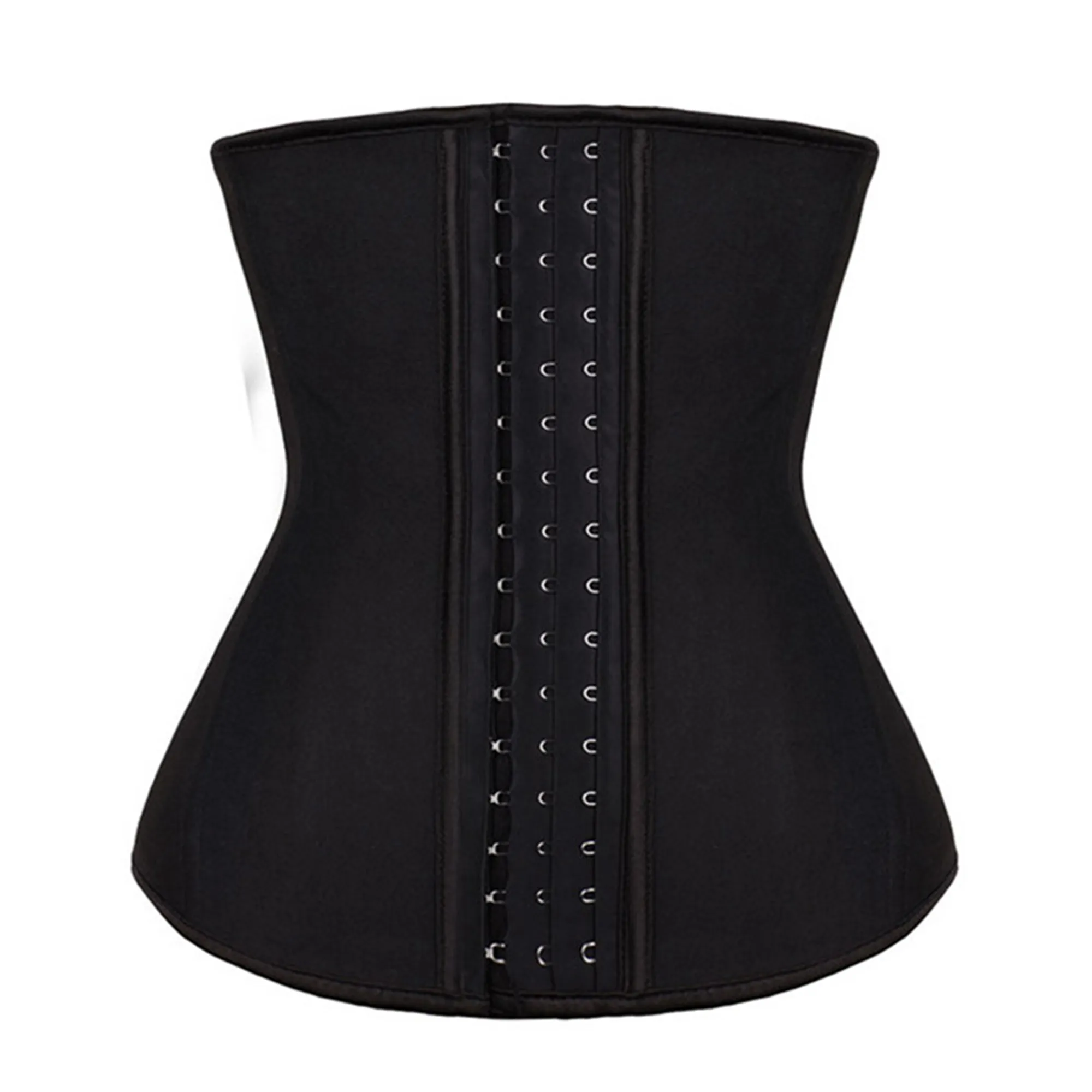 Latex Waist Trainer Steel Bones Corset Waist Cincher Girdle Trimmer Workout Hourglass Body Shaper for Women