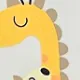 wasserdichte Tierkarikatur niedliche Babylätzchen Speichelhandtuchschürzen Babysilikonfütterungslätzchen gelb