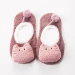 Baby / Toddler Lovely 3D Cartoon Decor Antiskid Floor Socks  Pink