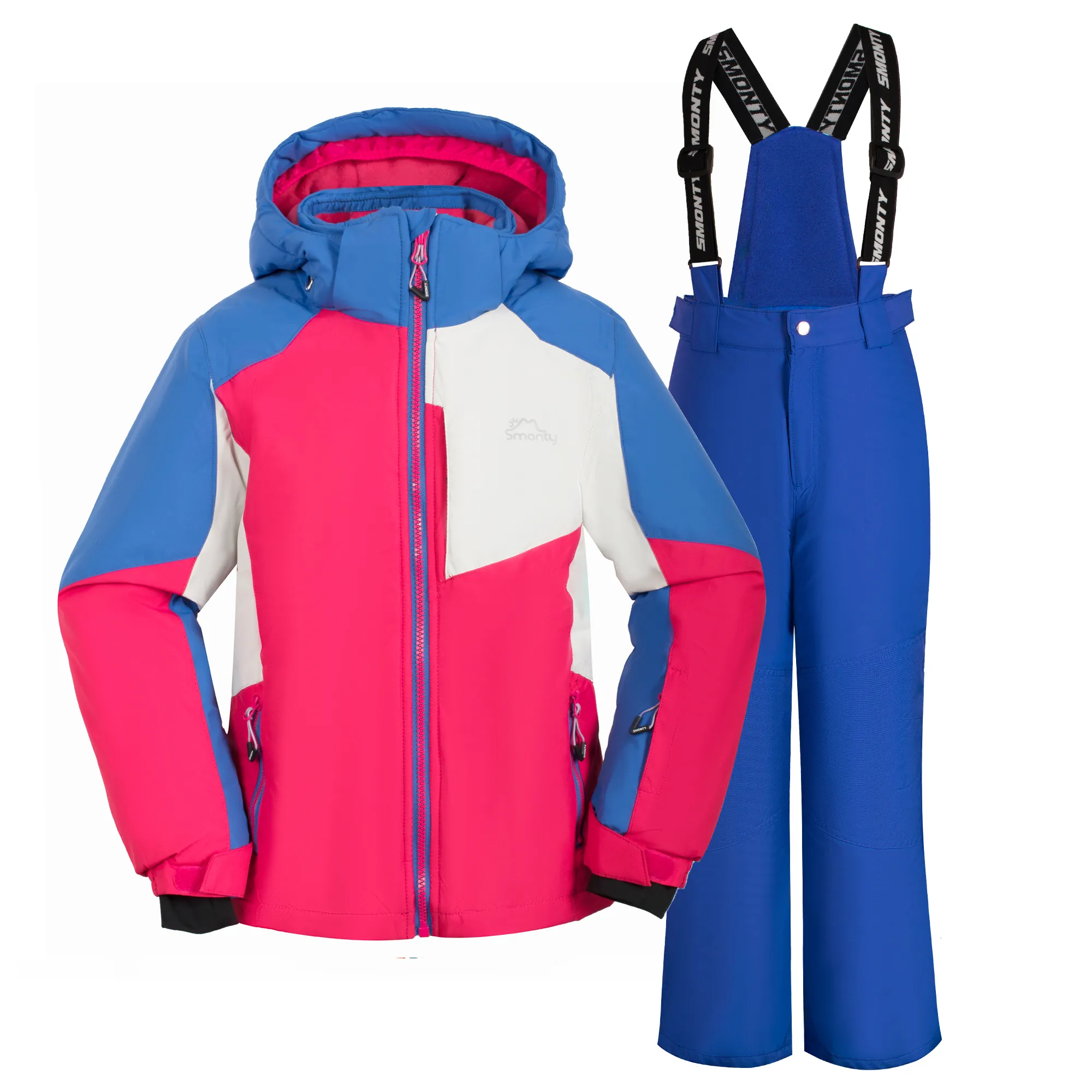 2PCS Kid Boy/Girl Windproof Waterproof Winter Ski Jacket & Pants Set Snow Suit