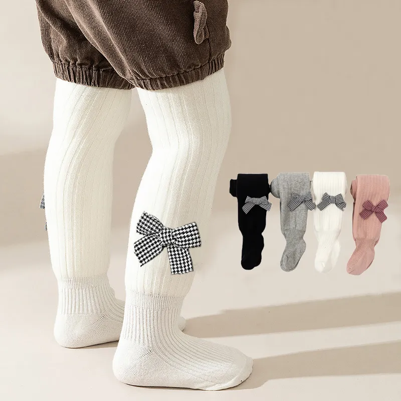 Baby/toddler/kids Bow plus fleece tights Pink image 5