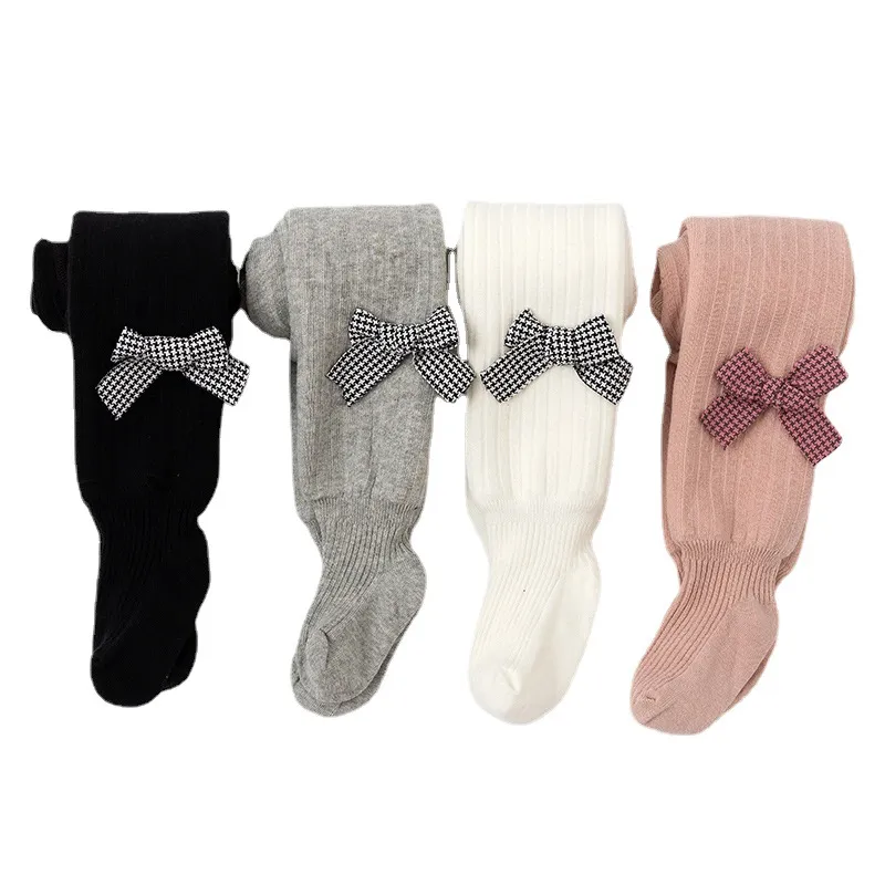 Baby/toddler/kids Bow plus fleece tights Pink image 6