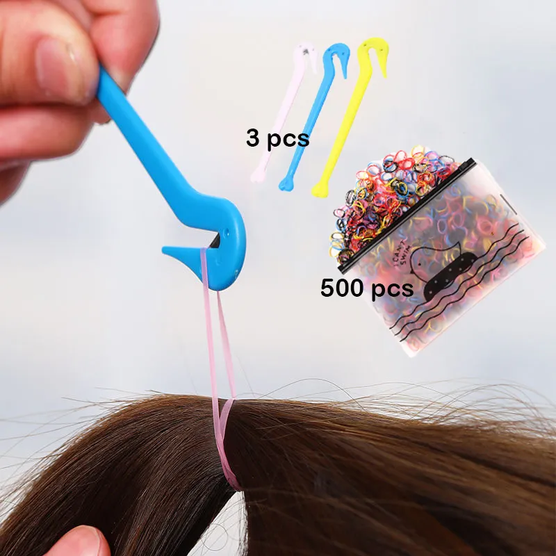 Toddler/kids Basic Disposable colorful rubber bands