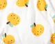 Conjunto de ropa interior para niñas con diseño de frutas y verduras dulces - 100% algodón Amarillo