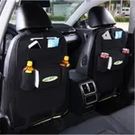 Multi Car Seat Storage Bag Practical Car Seat Back Organizer Storage Bags Car Hanging Pocket Car Interior Accessories  (Gray) Black
