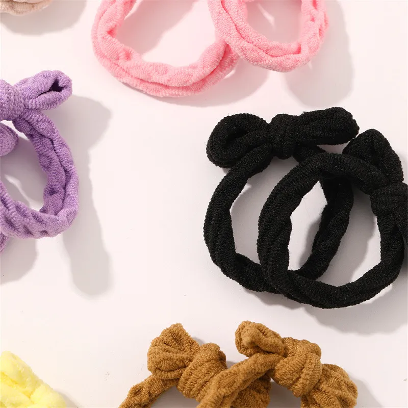 12-pack Toddler/kids favorite Candy color sweet and fresh hair rope MultiColour image 3