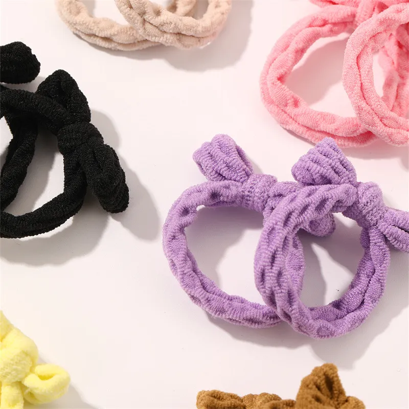 12-pack Toddler/kids favorite Candy color sweet and fresh hair rope MultiColour image 4
