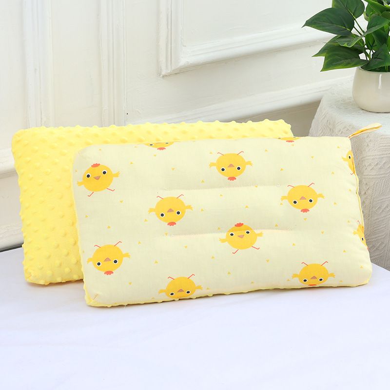 

Children's Cartoon Cotton Pillow with Plush Soothing Beans for Soft and Breathable Sleep