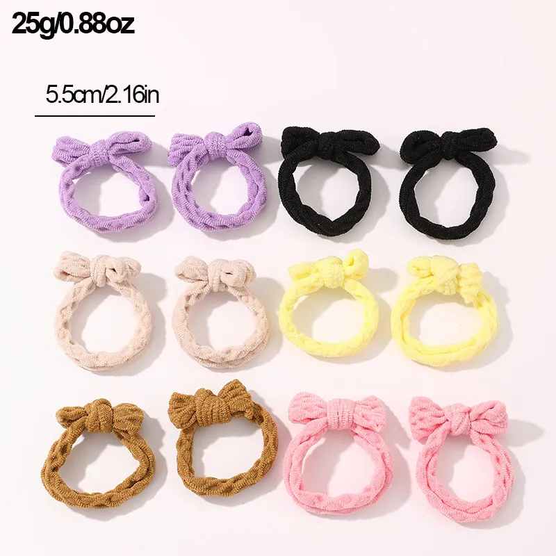 12-pack Toddler/kids favorite Candy color sweet and fresh hair rope MultiColour image 5