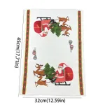 Christmas Home Indoor Towels with Festive Patterns - Absorbent Towels for Christmas Decor and Hand Drying Multi-color
