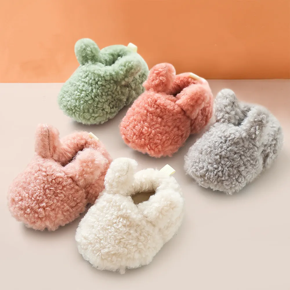 Baby likes Sheep wool thickened warm floor shoes