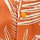 Bébé Garçon Revers Fleurs et plantes tropicales Bohème Manches courtes Combinaisons Orange