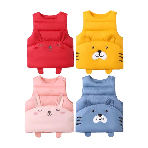 Baby/Toddler Girl/Boy Hooded Animal pattern Cotton Coat