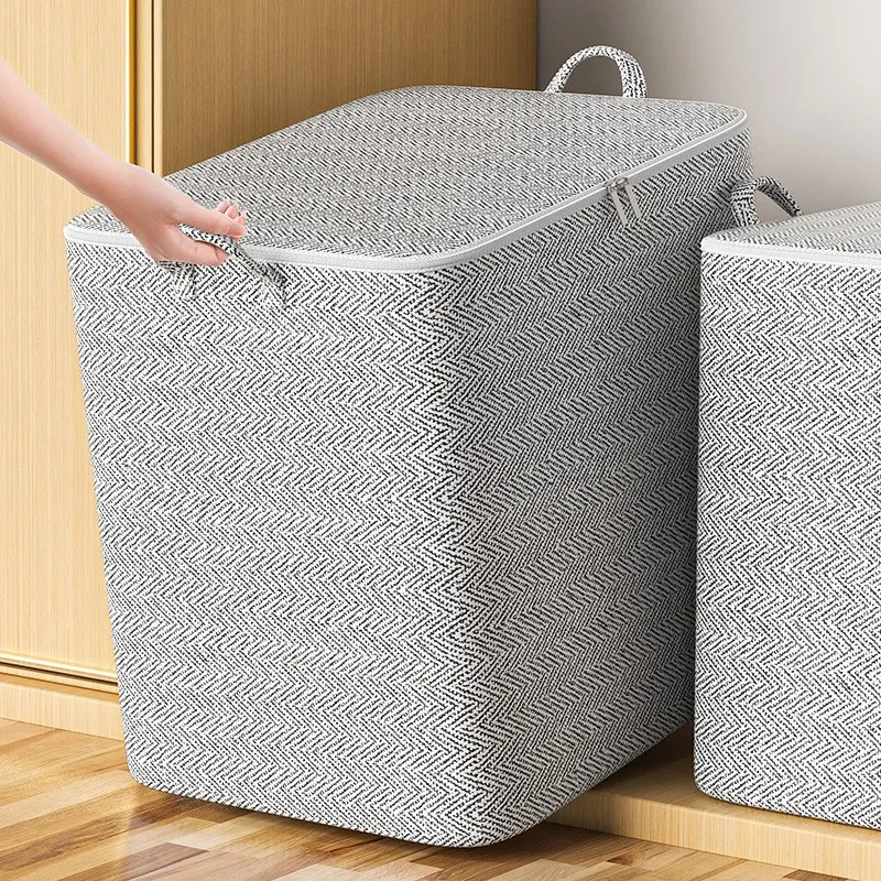 Large Non-Woven Grey Arrow Storage Bag for Clothing and Beddings