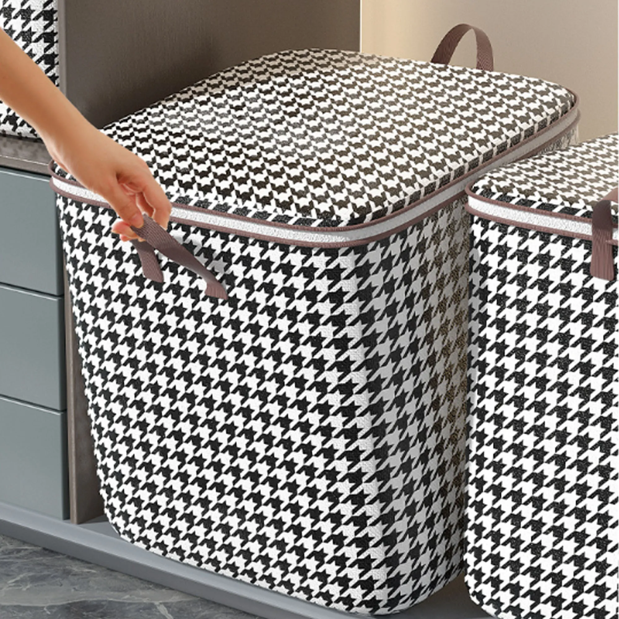 Extra Large Non-Woven Fabric Storage Bag for Beddings and Clothes