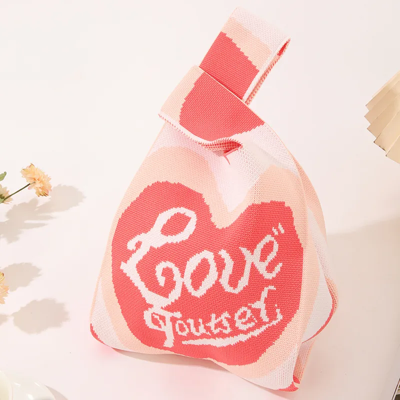 Toddler/kids/adult Fashionable woolen knitted handbags