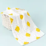 Multifunctional Muslin Cotton Baby Burp Cloth Yellow