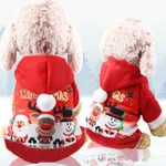 Christmas-themed Cozy Pet Clothes Color-A