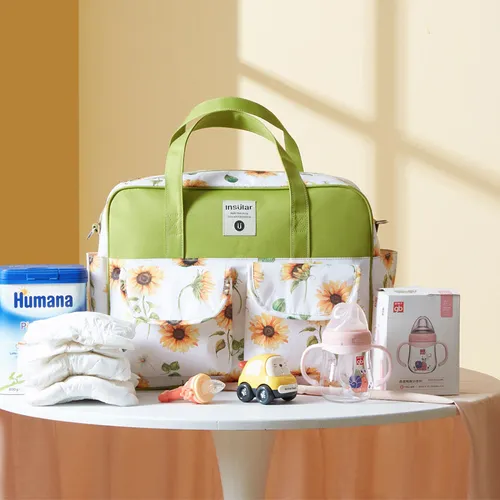 Fashion Maternity Multi-functional Waterproof Diaper Bag for Mom and Baby