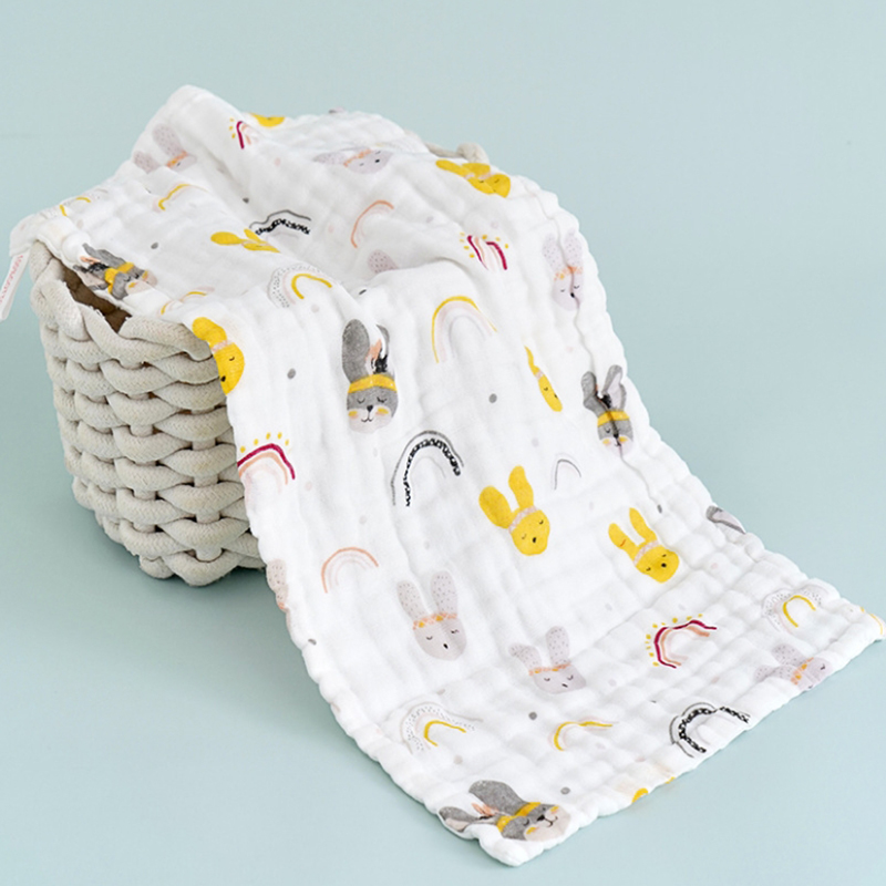 

Multifunctional Muslin Cotton Baby Burp Cloth