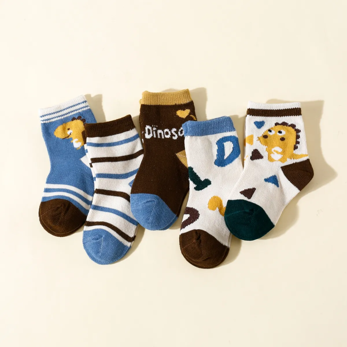 5-pack Baby/toddler Childlike Thermal Mid-calf Socks