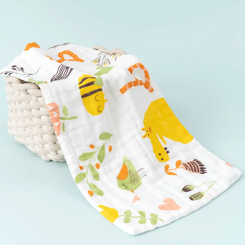 

Multifunctional Muslin Cotton Baby Burp Cloth