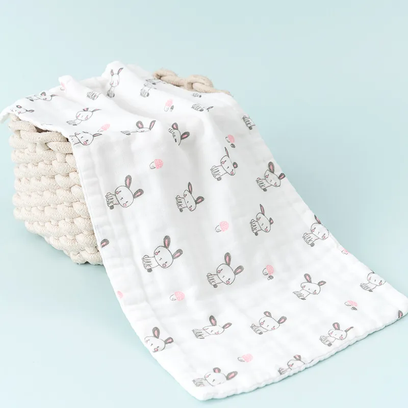 

Multifunctional Muslin Cotton Baby Burp Cloth