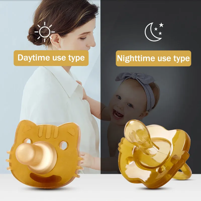 Single Pack Nanosilver Soothing Pacifier with Round/Flat Nipple- Food-grade Silicone