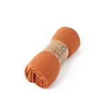 Baby Bamboo Cotton Swaddle Blanket Orange color