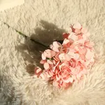 Bola de bordado Macaron Simulación Flor Planta Bonsái para la decoración de bodas Champán