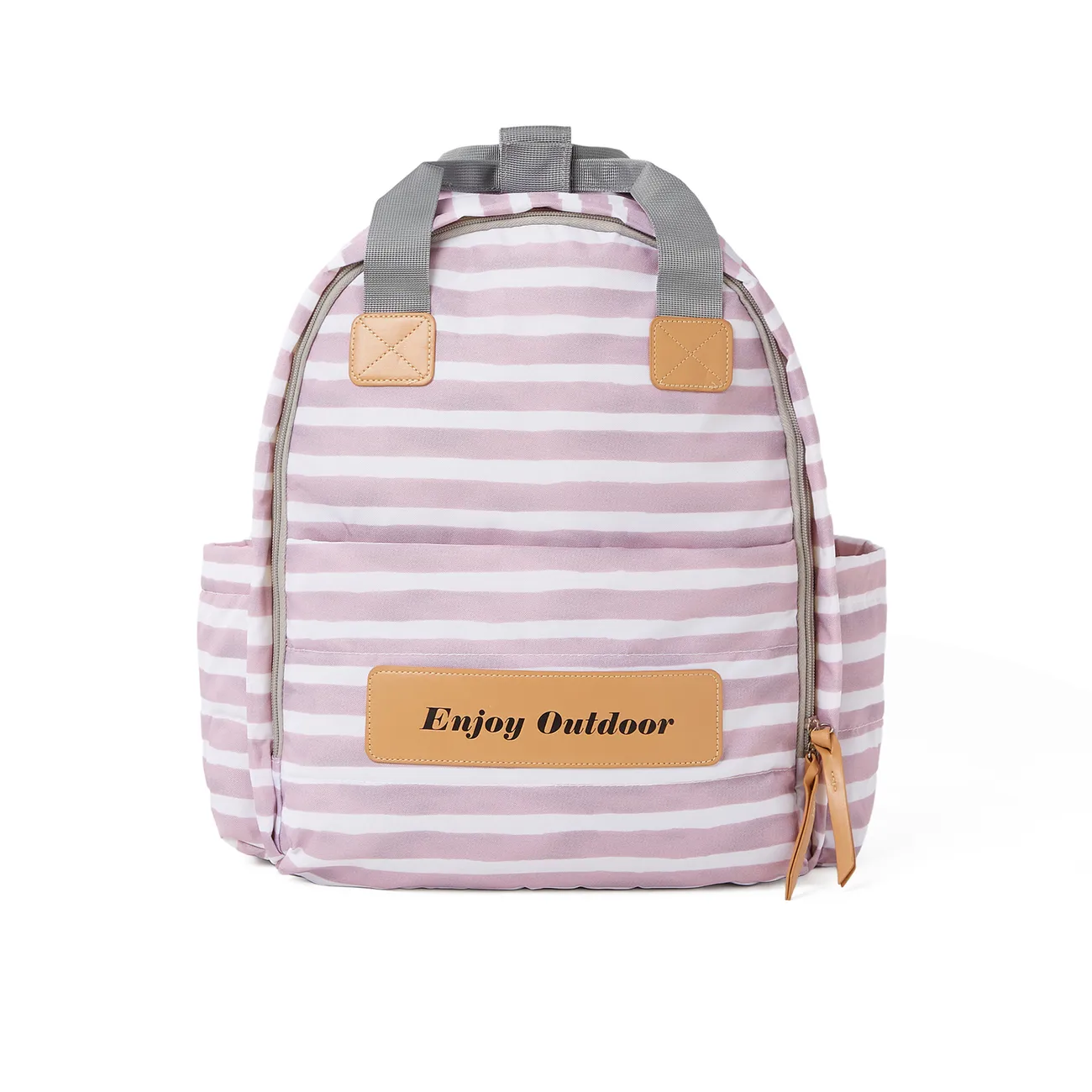 Multi-functional and Waterproof Mommy Backpack with Large Capacity for Diapering Essentials and Leisure Pink big image 1